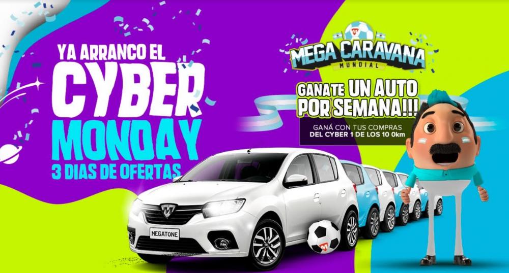 Ahora 30 impacta fuerte en el Cyber Monday de Megatone