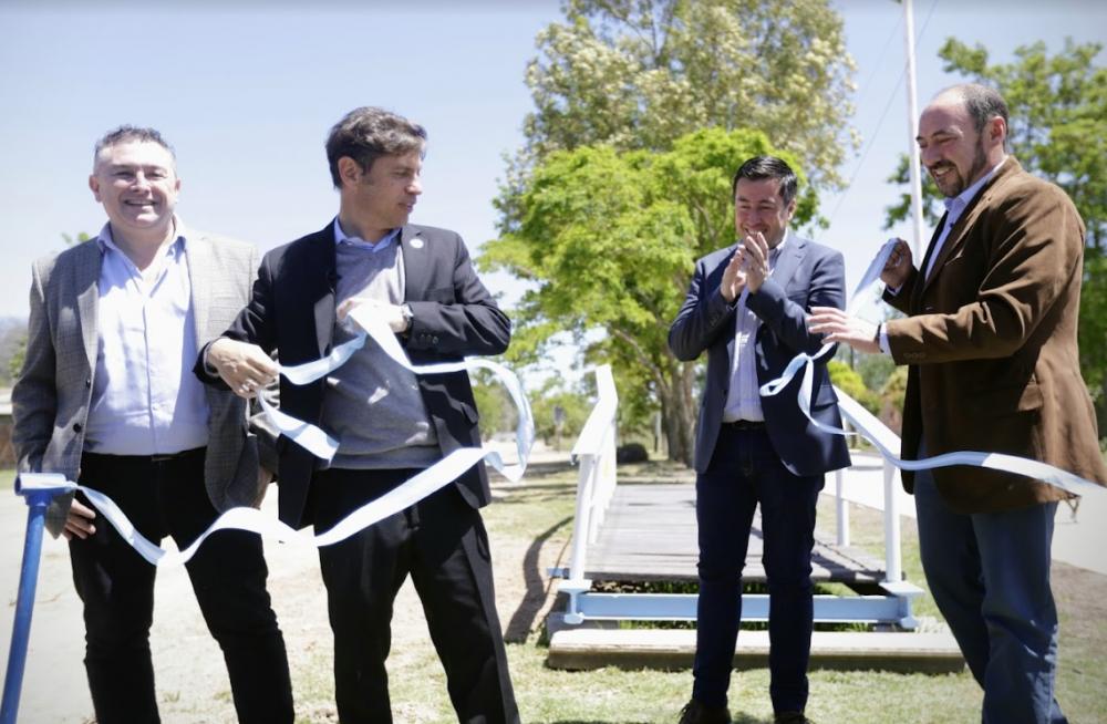 Se inauguró el entubamiento del canal de la Laguna de Ranchos