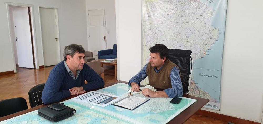 Pugnanoli se reunió con varios ministros en La Plata