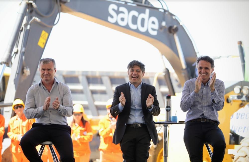 Kicillof y Katopodis dieron inicio a las obras para transformar en autovía la Ruta 3 entre San Miguel del Monte y Gorchs