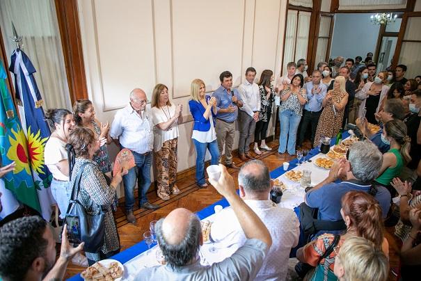 Fernando Espinoza y Verónica Magario encabezaron el encuentro de Fin de Año en La Matanza