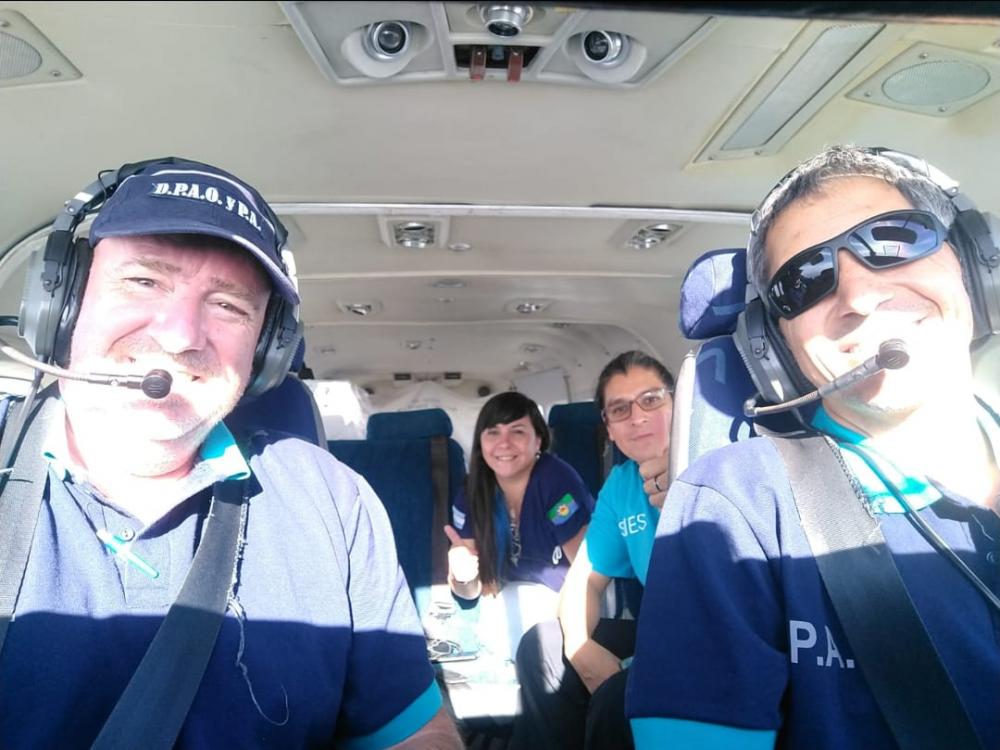 Un Vuelo sanitario: “la luna de miel y la hora dorada del bebé”