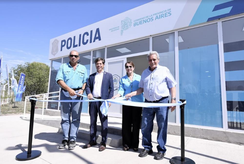 Kicillof y Berni inauguraron la comisaría 2° de Guernica