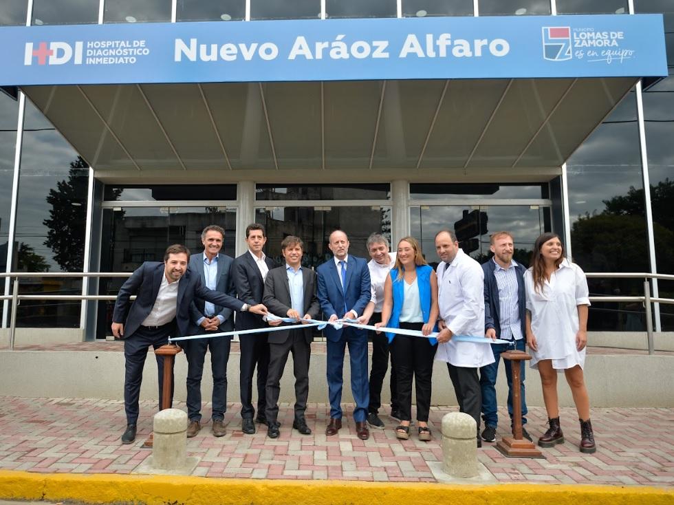 Kicillof inauguró el Hospital de Diagnóstico Inmediato de Lomas de Zamora