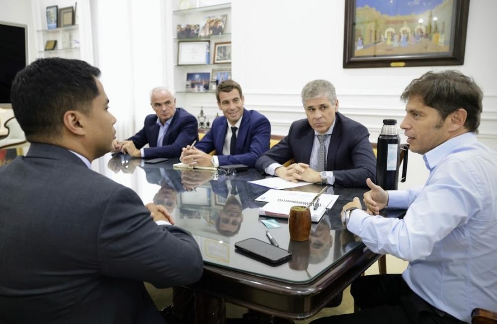 Kicillof y Pablo González analizaron avances en proyecto de una nueva planta de GNL