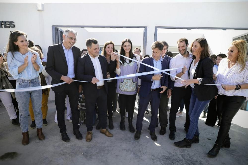 Kicillof inauguró nueva infraestructura escolar en San Andrés de Giles