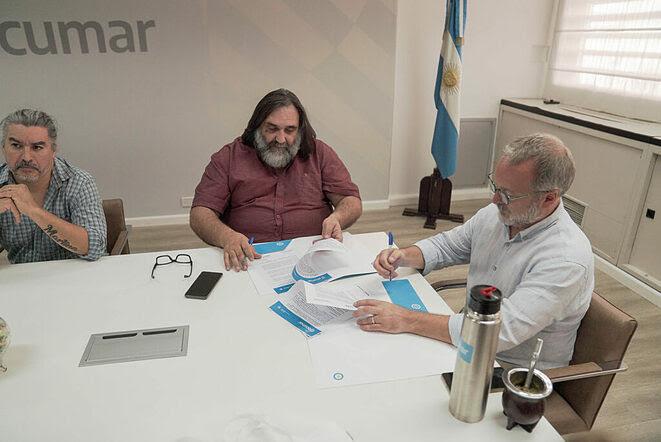 Sabbatella y Baradel firmaron un convenio para impulsar la educación ambiental en la Cuenca Matanza Riachuelo