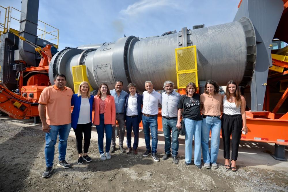 Se puso en funcionamiento una nueva planta asfáltica en Moreno