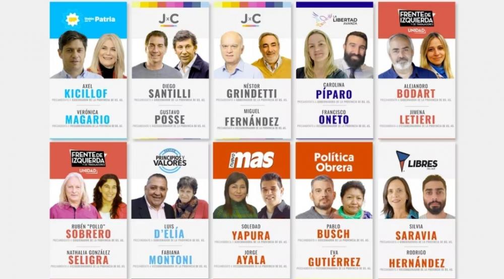 Estos son los precandidatos a gobernador en la provincia