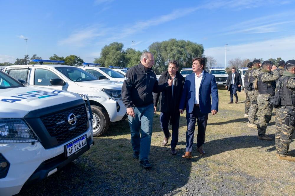 Kicillof puso en funcionamiento 90 patrulleros en La Matanza