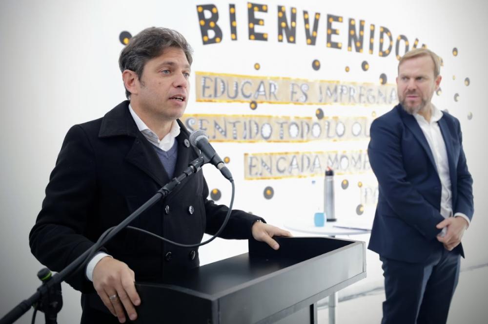 Kicillof inauguró el Jardín de Infantes N°929 de Ezeiza