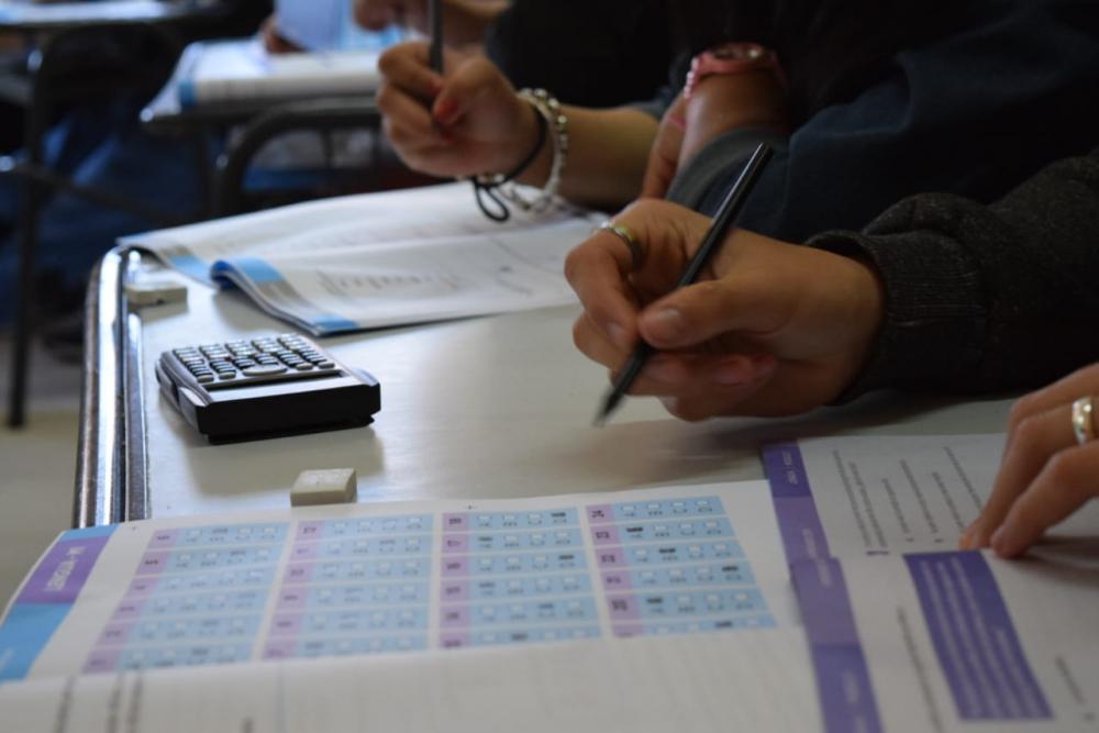 Provincia hace pruebas de Matemática y Lengua para evaluar el desempeño de estudiantes