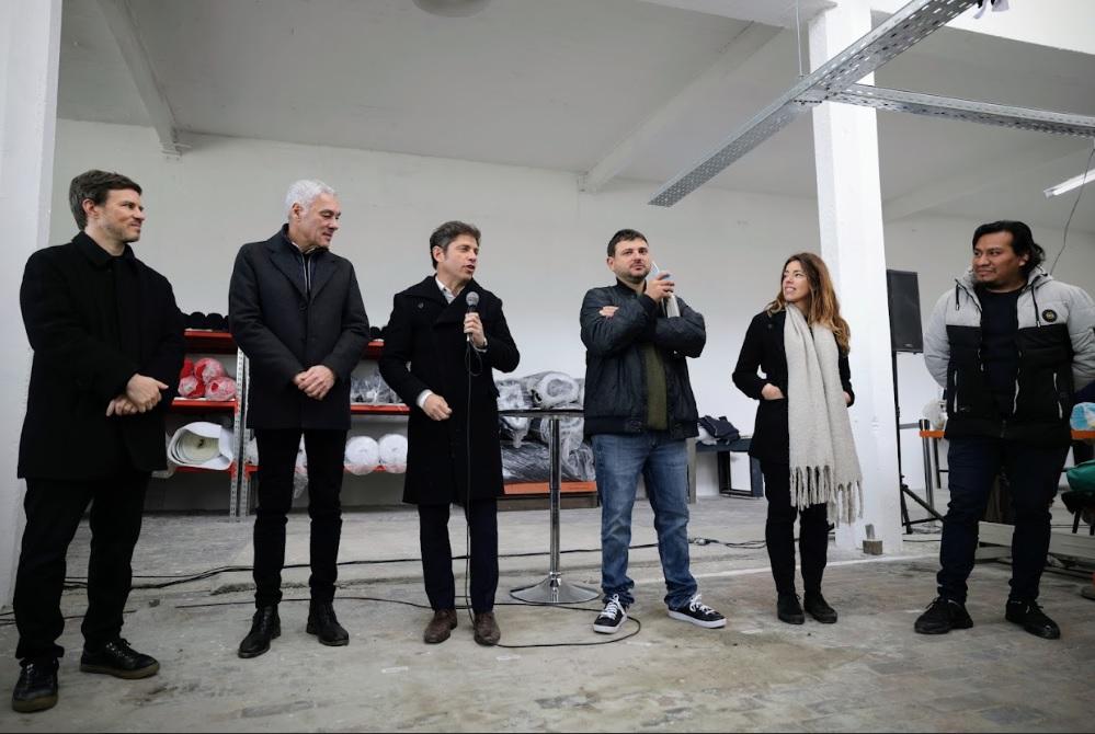 Kicillof: “Donde el neoliberalismo veía un baldío, el peronismo y los trabajadores hicieron un polo textil"