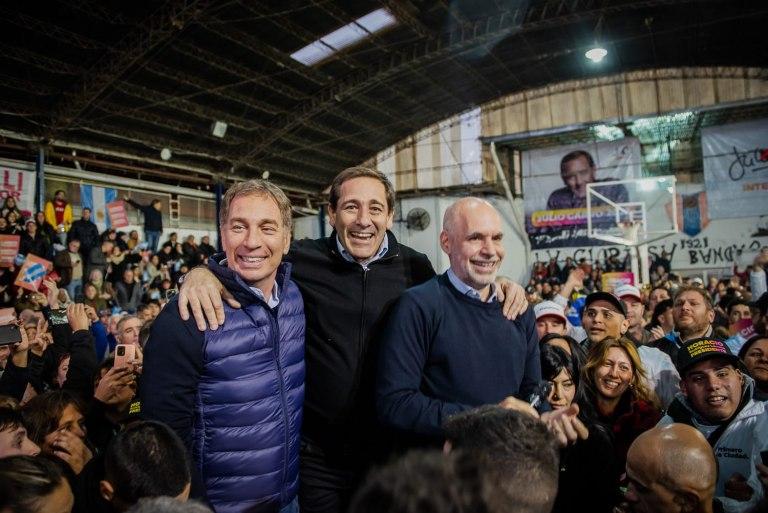 Garro, Larreta y Santilli: “Se viene la Policía de la ciudad y la segunda etapa de obras hidráulicas”