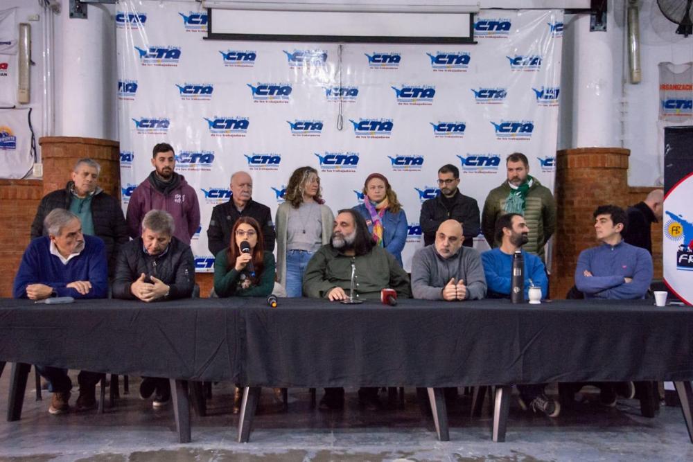 Fuerte apoyo de la CTA al gobierno de Kicillof