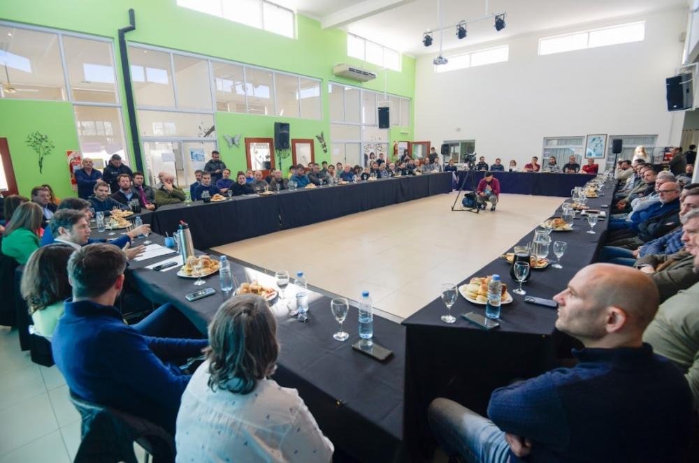 Kicillof se reunió con representantes del sector productivo en Chivilcoy