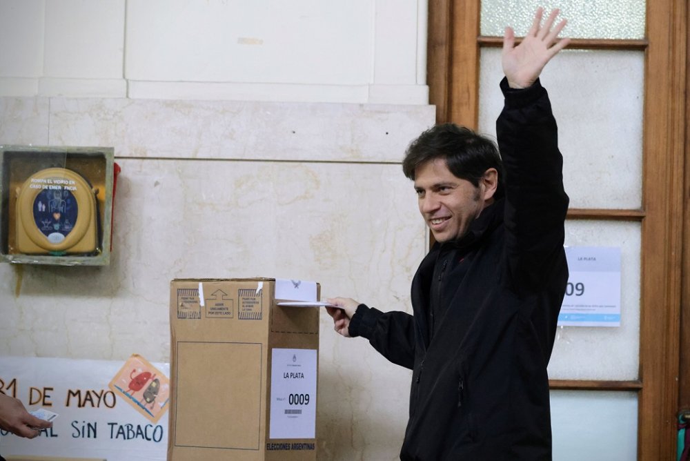 Votó Axel Kicillof: "Es un día importantísimo"