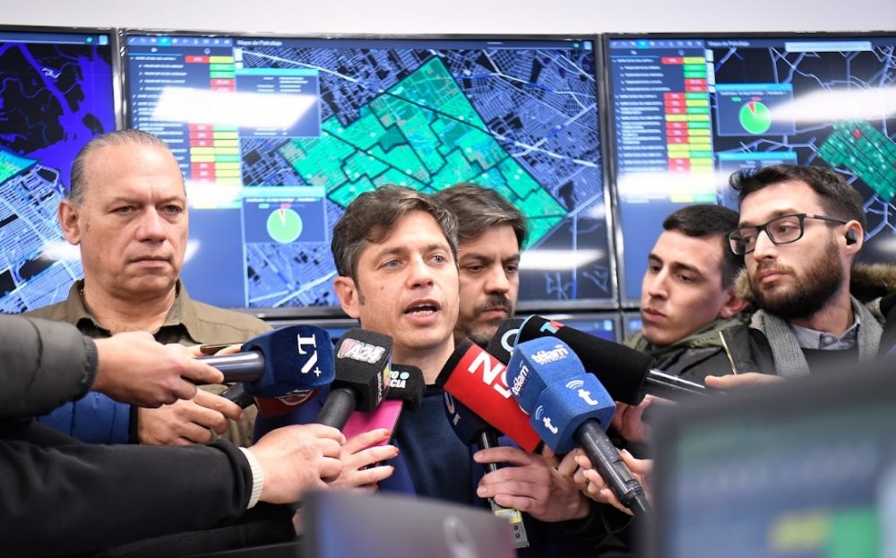 Kicillof sobre los saqueos: "Ya son 94 los detenidos"