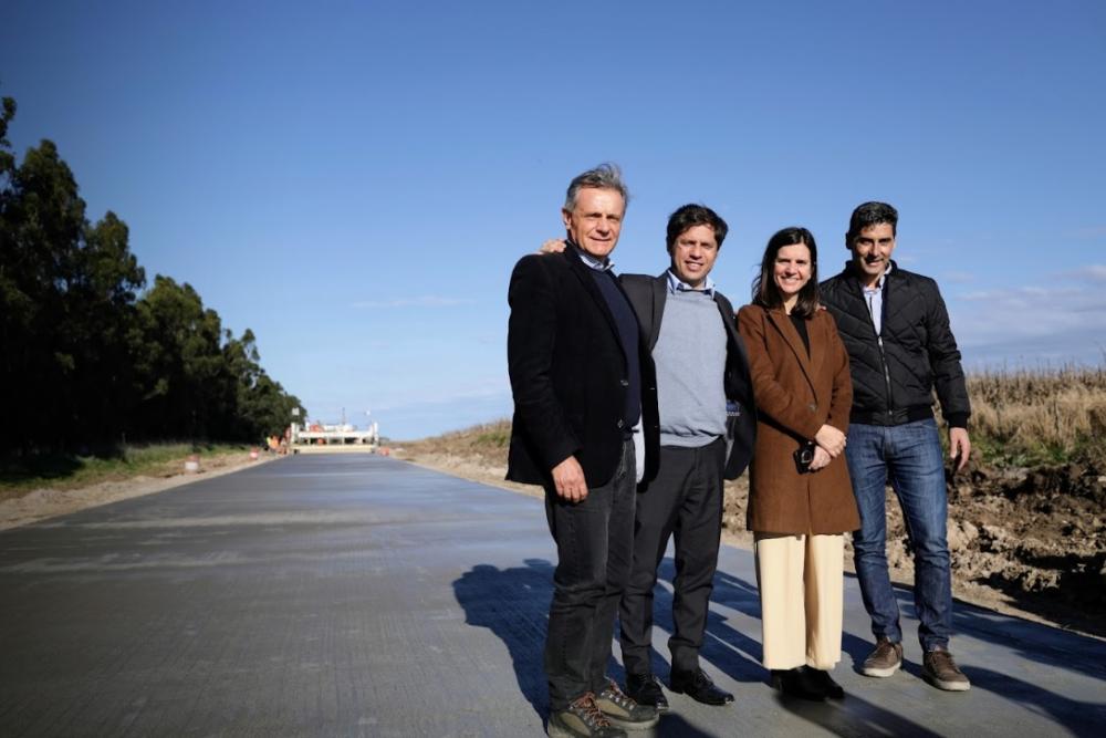 Kicillof recorrió obras en Mar del Plata