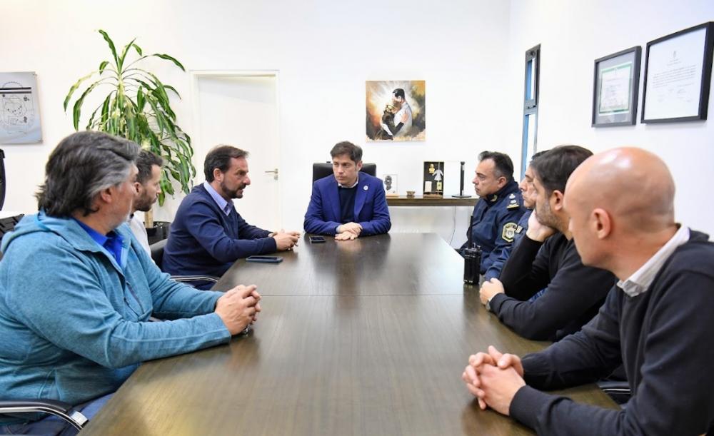 Kicillof y Sujarchuk se reunieron en Escobar