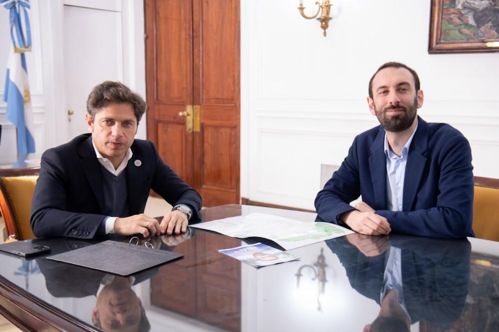 Kicillof se reunió con Damián Selci