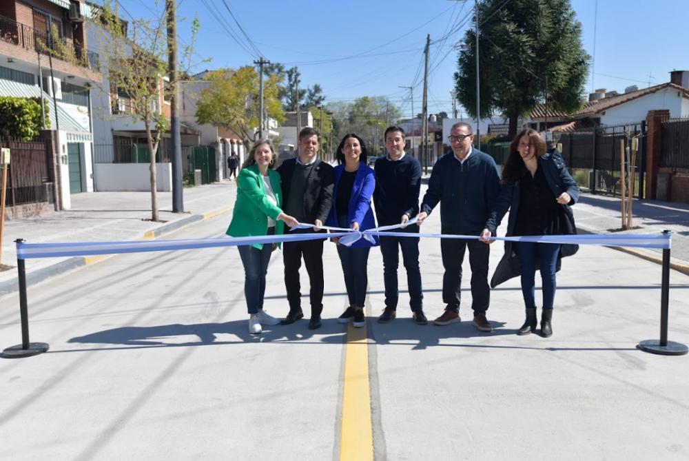 Kicillof y Nardini inauguraron obras de repavimentación en Villa de Mayo