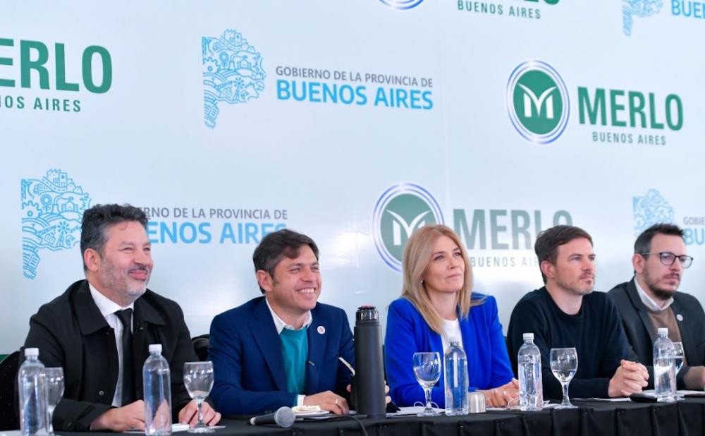 Kicillof encabezó una reunión con empresarios bonaerenses en Merlo