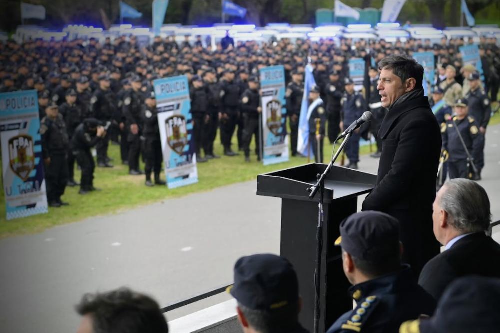 Kicillof y Berni pusieron en funcionamiento 325 patrulleros