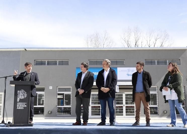 Kicillof: “Estamos construyendo escuelas en todos los barrios porque son fábricas que producen futuro para nuestra provincia”