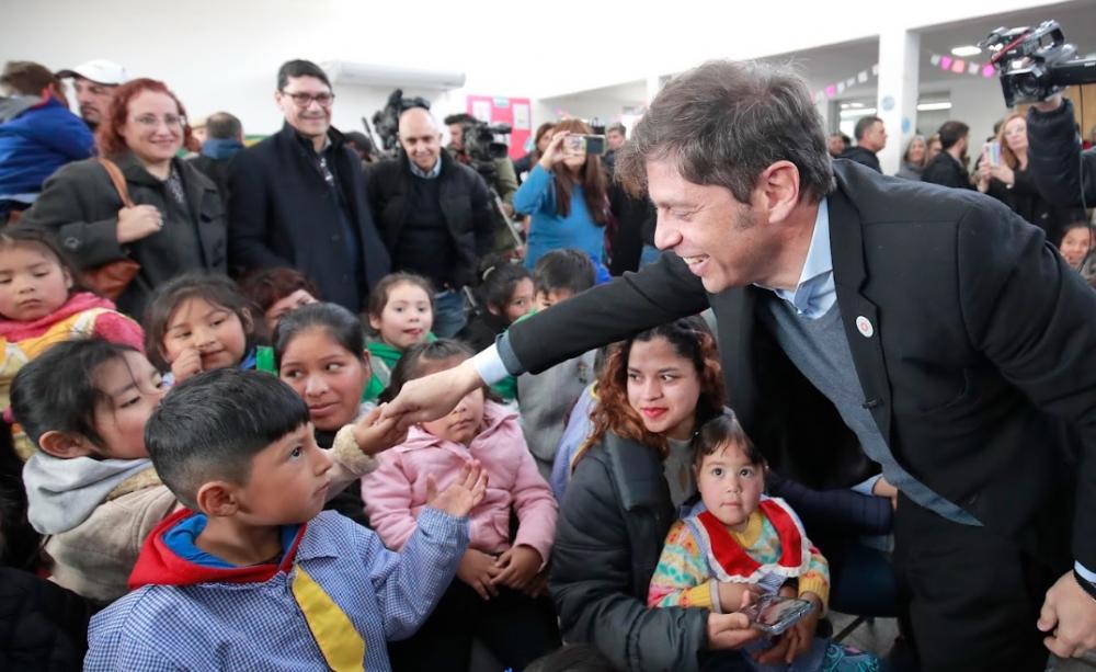 Kicillof encabezó la inauguración formal del Jardín de Infantes N°952