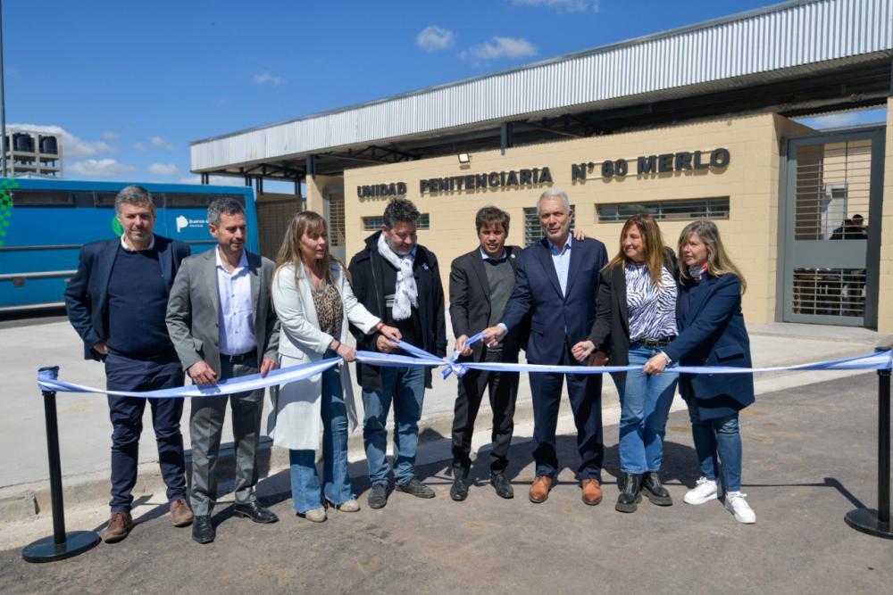 Kicillof y Alak inauguraron el Complejo Penitenciario de Merlo