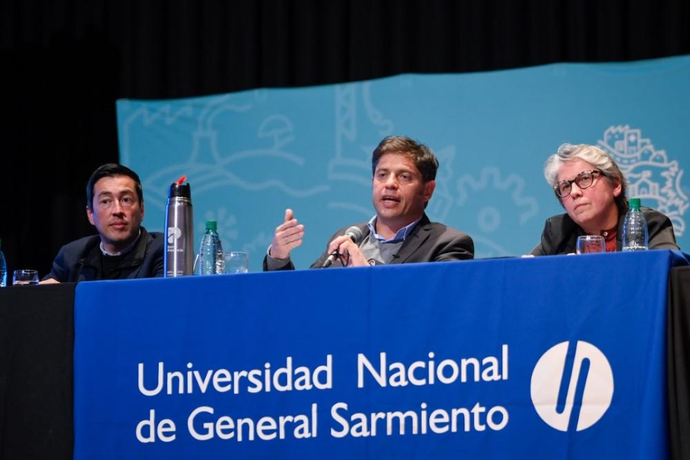 Kicillof: "La universidad pública y gratuita es condición necesaria para el desarrollo con inclusión"