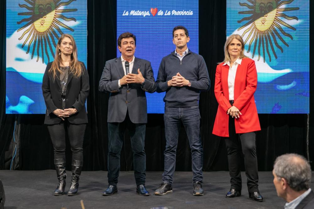 Espinoza junto a Wado de Pedro, recibió un fuerte apoyo de los empresarios y las PyMEs de La Matanza