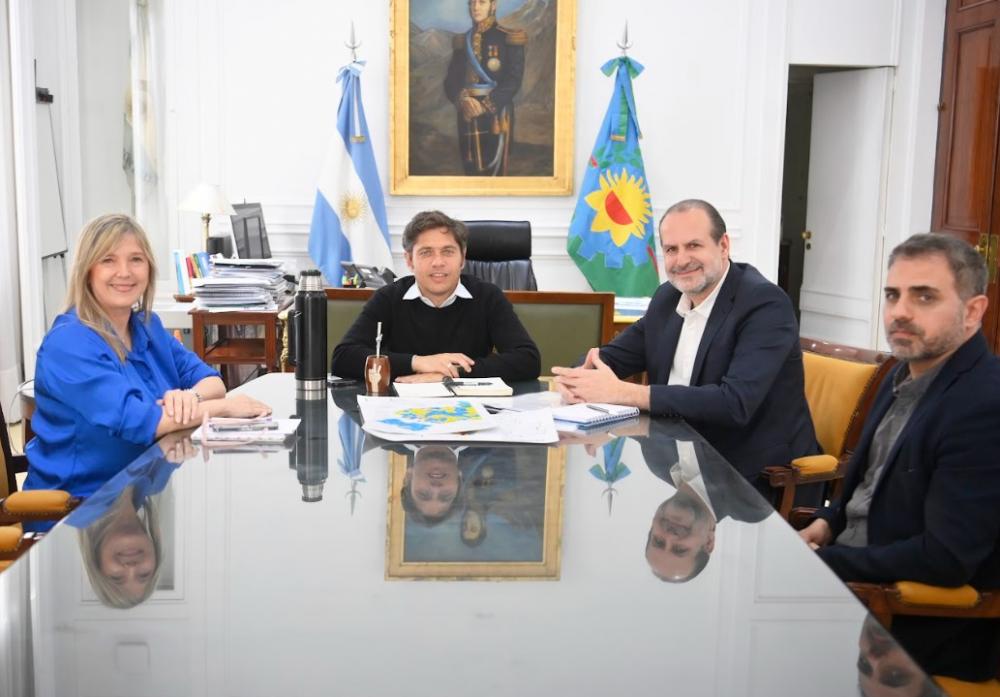 Kicillof recibió al intendente electo de Bahía Blanca