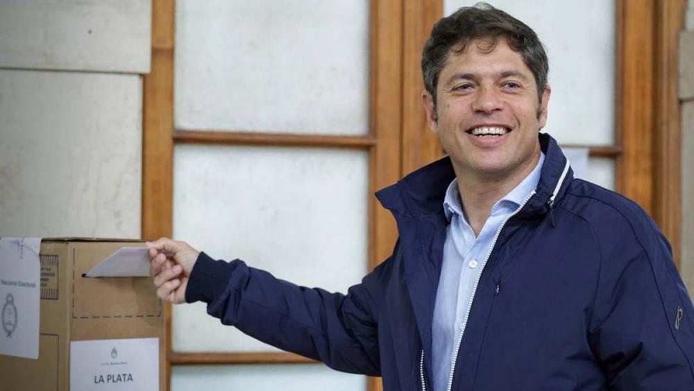 Votó Kicillof y subrayó que espera poder "revalidar el rumbo" en la Provincia