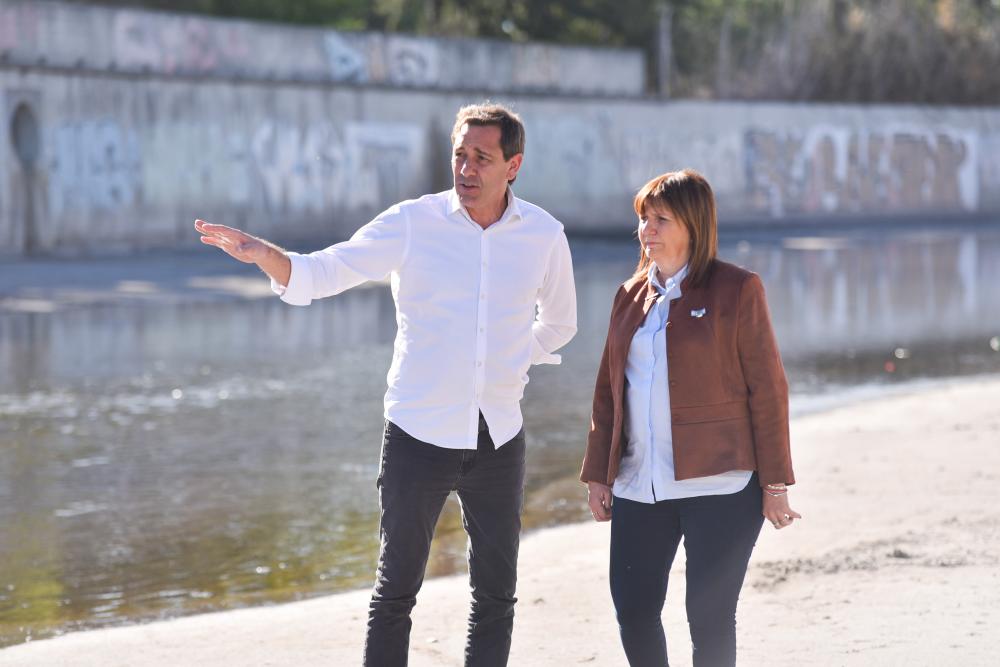 Garro y Bullrich confirmaron la segunda etapa del Plan de Obras Hidráulicas en la ciudad