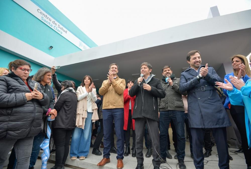 Kicillof inauguró un Centro de Atención Primaria de la Salud en Domselaar