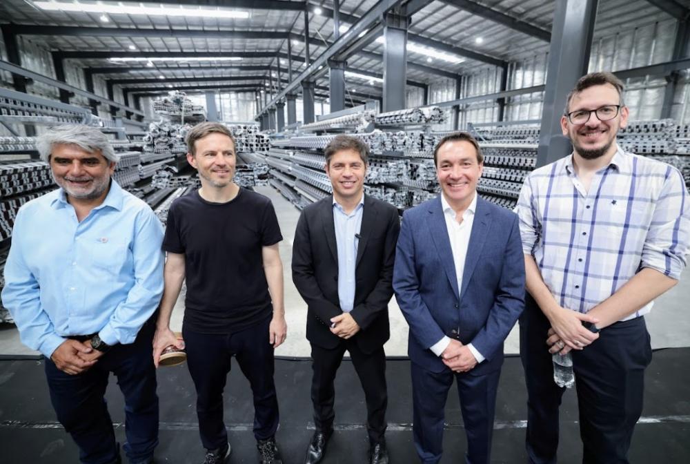 Kicillof inauguró nuevas empresas en el Parque Industrial y Tecnológico de Florencio Varela