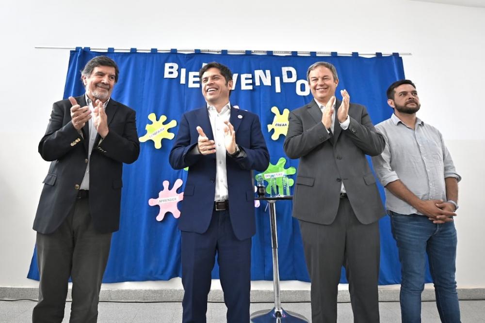 Kicillof inauguró el Jardín de Infantes N°966 en Almirante Brown