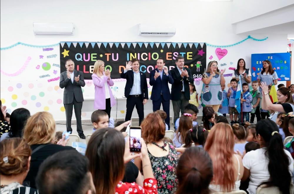 Kicillof encabezó el acto que dio inicio al ciclo lectivo 2024