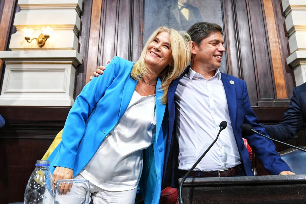 Verónica Magario acompañó a Axel Kicillof en la apertura de sesiones ordinarias