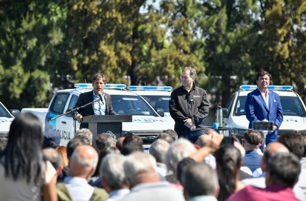 Kicillof puso en funcionamiento 40 nuevos patrulleros en La Matanza