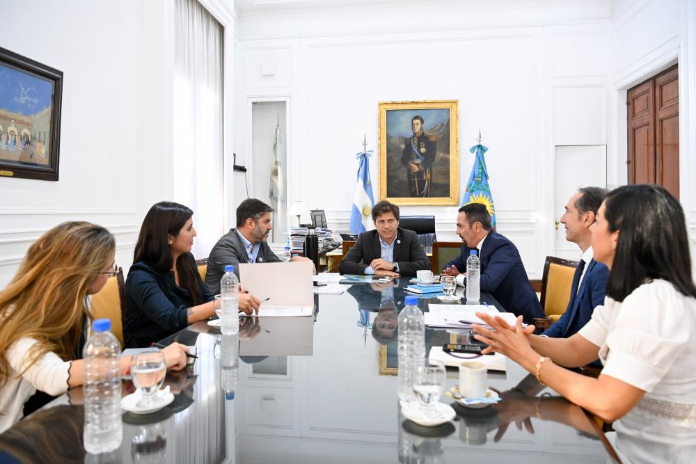 Kicillof y Bianco se reunieron con los embajadores de Noruega y Francia