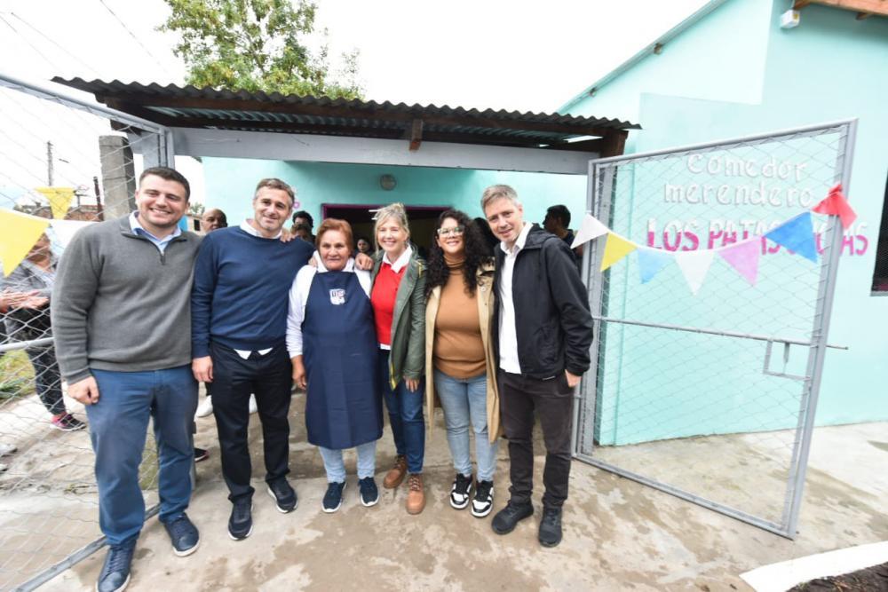 Álvarez Rodríguez inauguró obras junto al intendente Achával
