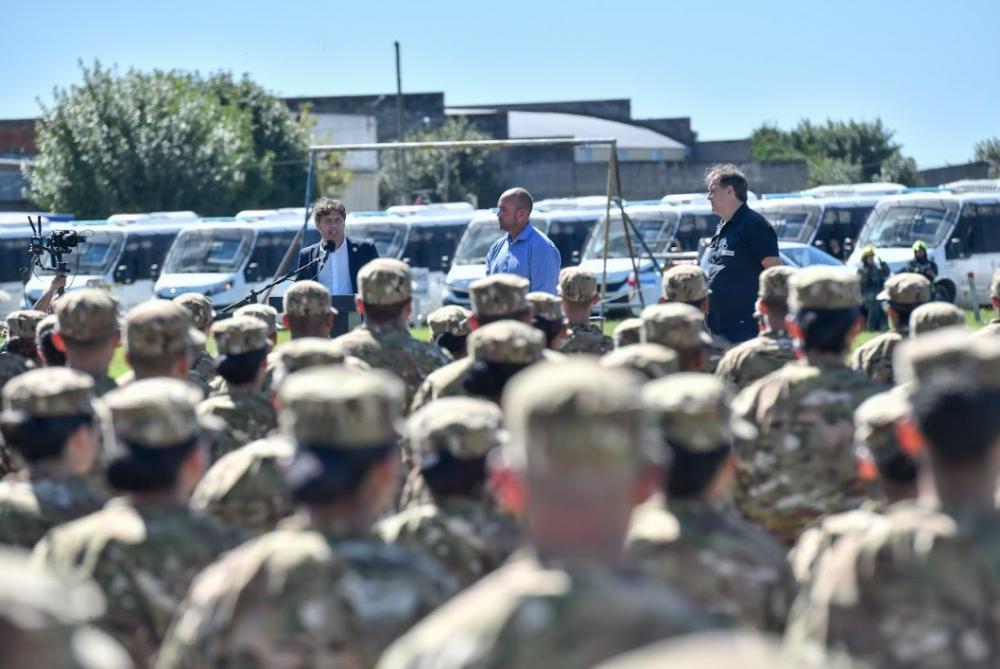 La Provincia presentó 250 agentes que se suman a la Policía Rural