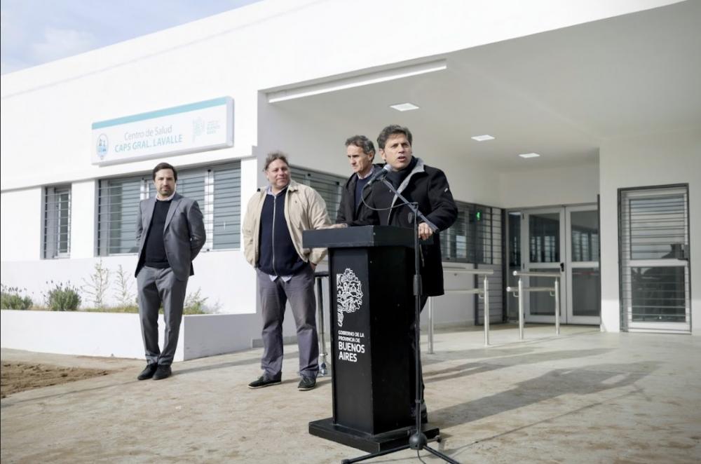 Kicillof inauguró un Centro de Atención Primaria de la Salud en Paraje Pavón