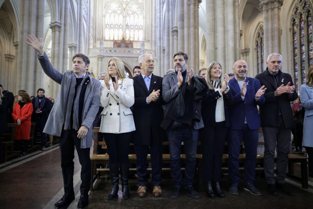 Kicillof participó del Tedeum en la Catedral de La Plata