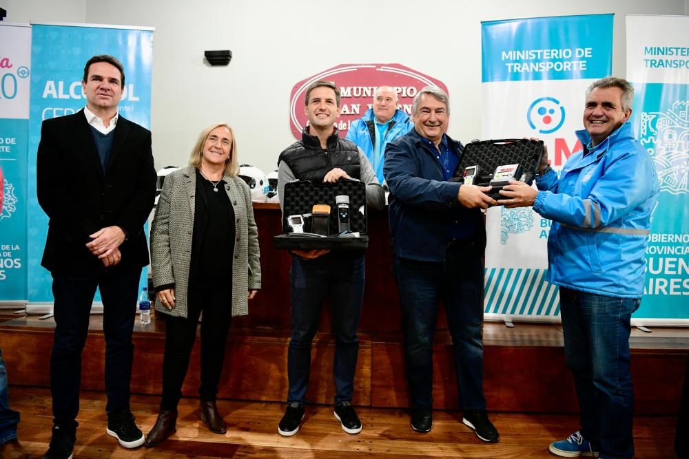 D’Onofrio visitó San Vicente y profundizó la agenda de Transporte