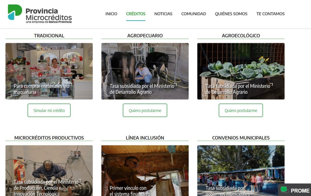 La Provincia relanza sus líneas de microcréditos para el trabajo independiente y las microempresas