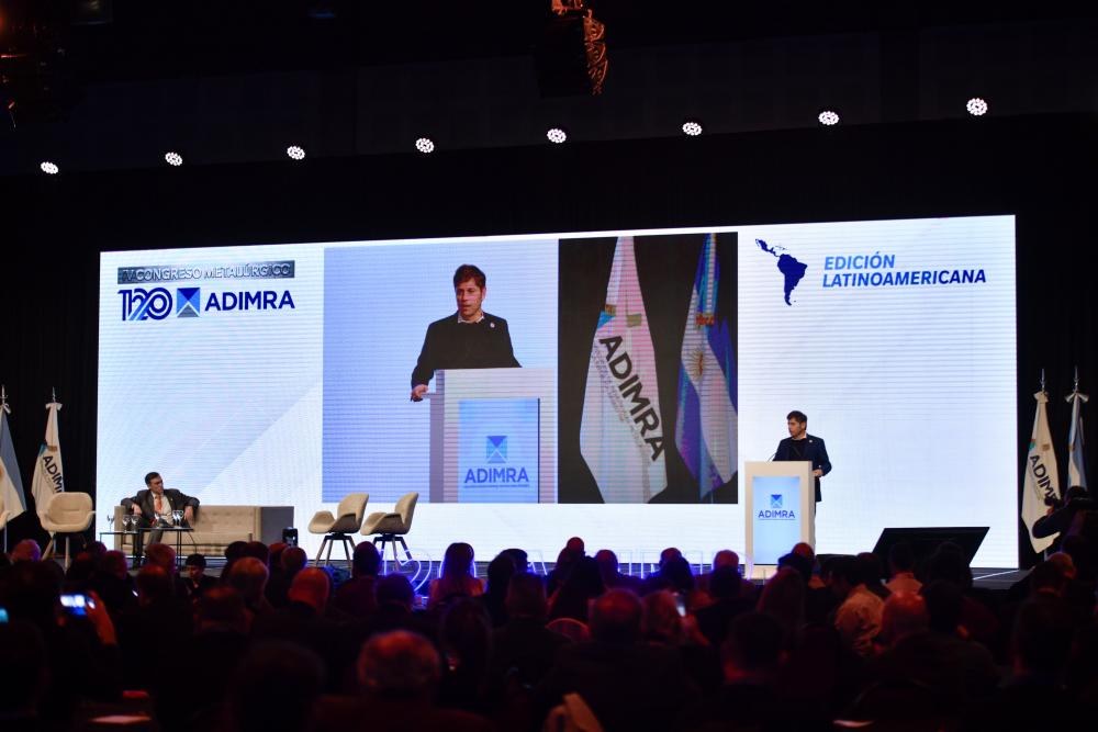 Kicillof participó del IV Congreso Metalúrgico con críticas a Milei
